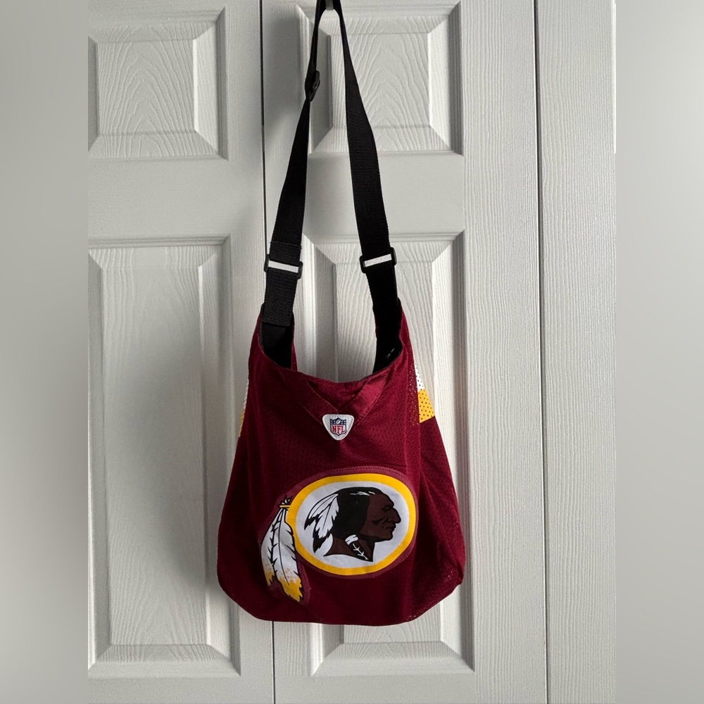 NFL Washington team logo burgundy sling bag